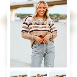 Womens Scandi Sweater M/L